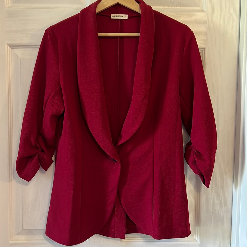 Maroon blazer